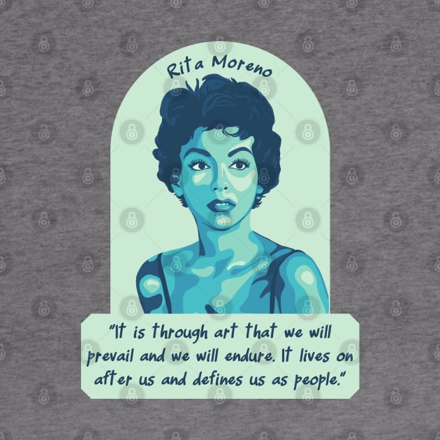 Rita Moreno Portrait by Slightly Unhinged